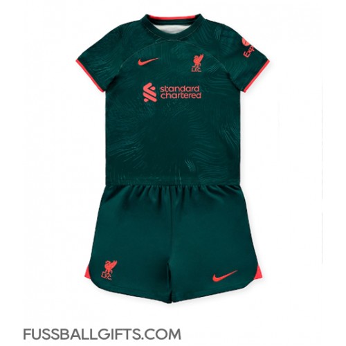 Liverpool Fußballbekleidung 3rd trikot Kinder 2022-23 Kurzarm (+ kurze hosen)